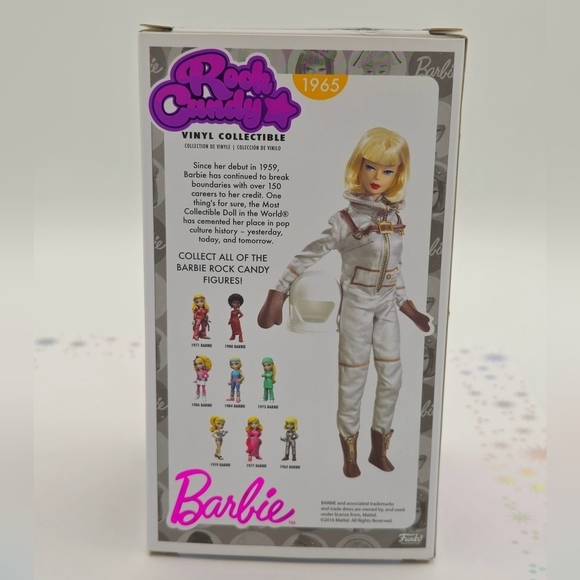 Funko Rock Candy 1965 Astronaut Barbie Vinyl Collectible Figure - Picture 5 of 5